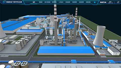 数字孪生热电厂可视化管理系统